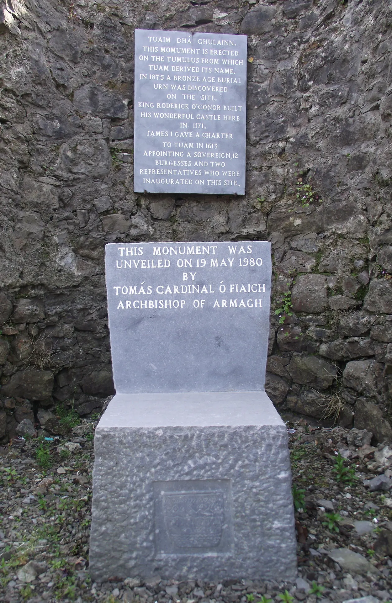 The Chair of Tuam monument