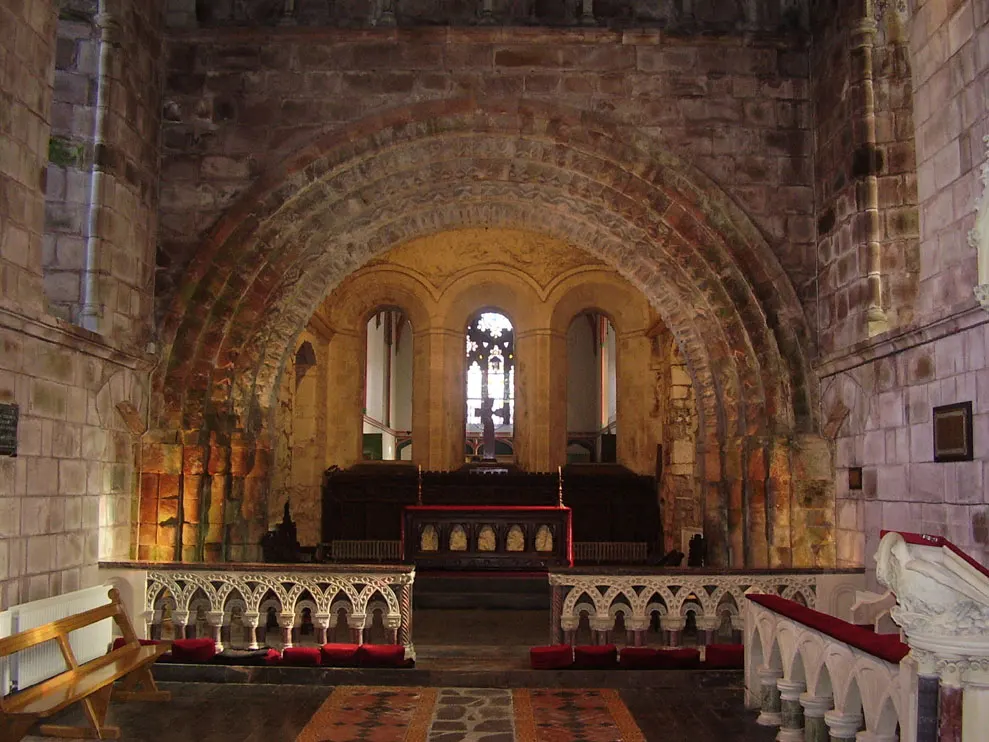 The chancel arch, 1180s