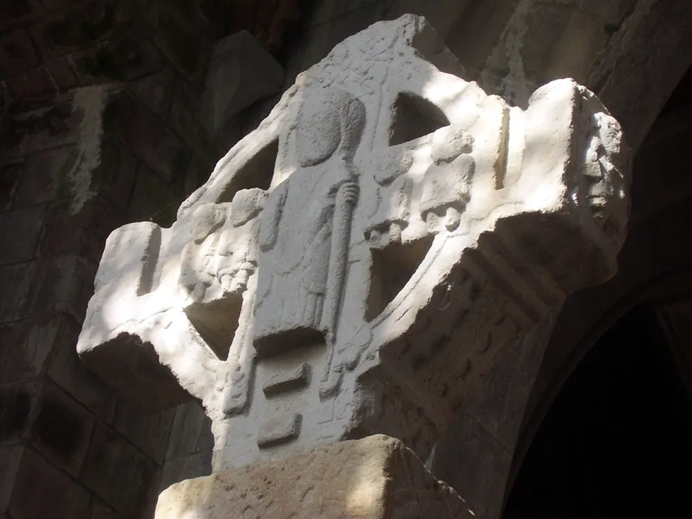 The ringed head of the High Cross