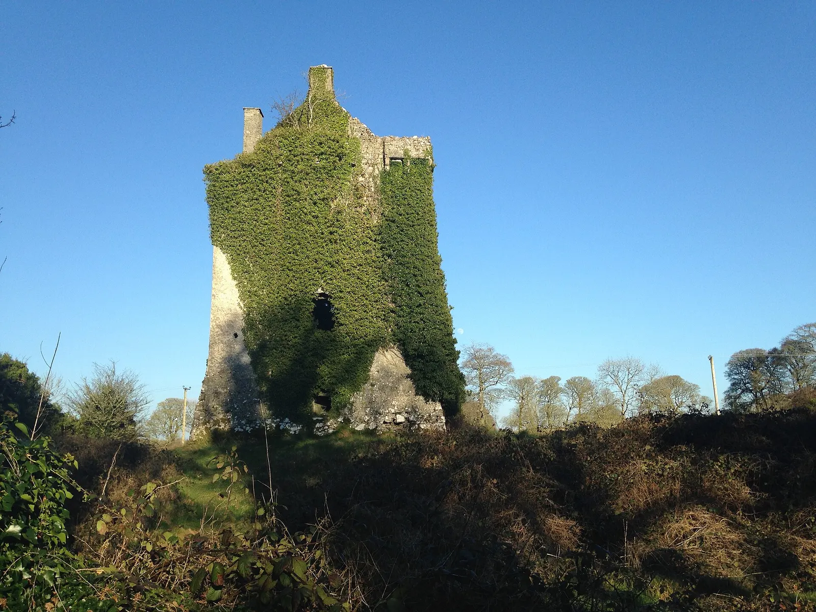 The folly on the summit of Knockma