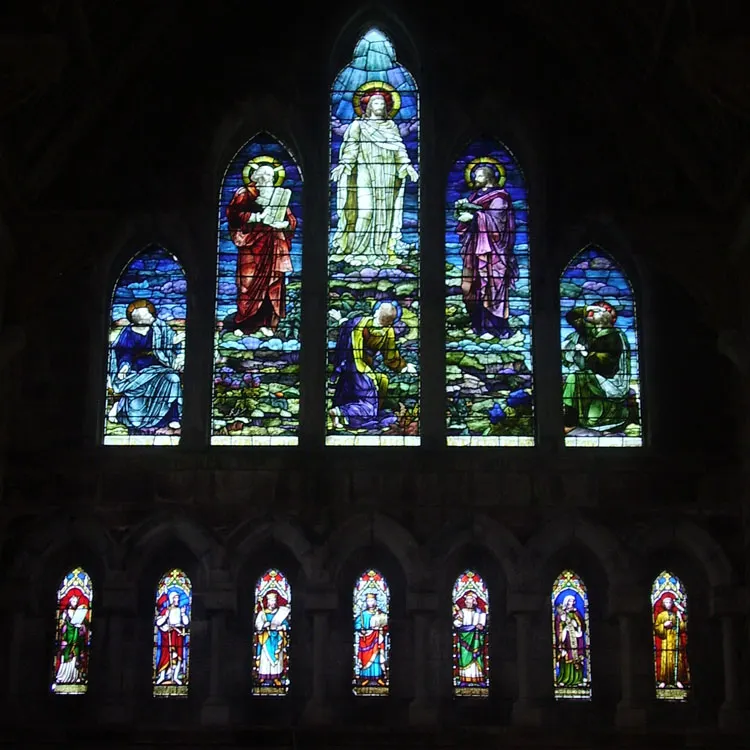 The west window of St Mary's